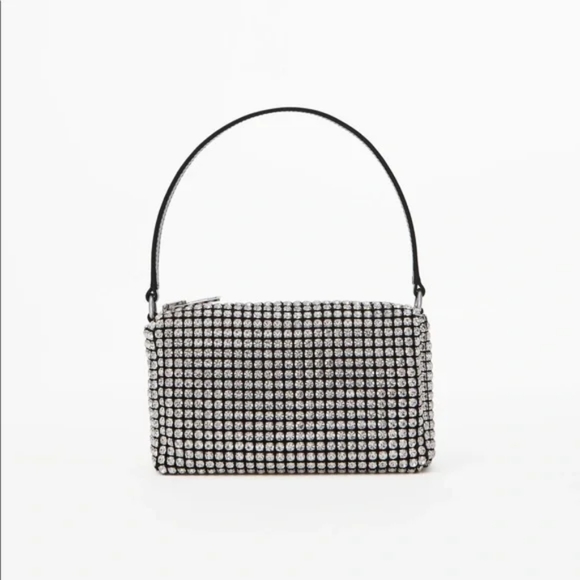 alexanderwang heiress pouch in rhinestone mesh - Picture 4 of 4
